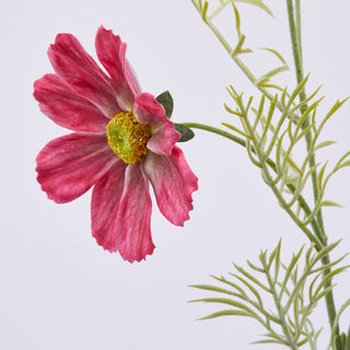EDG Enzo De Gasperi Artificial Cosmos Branch with Leaves H65 cm Pink