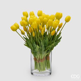 EDG Enzo de Gasperi Bouquet di tulipani Gialli H40 cm