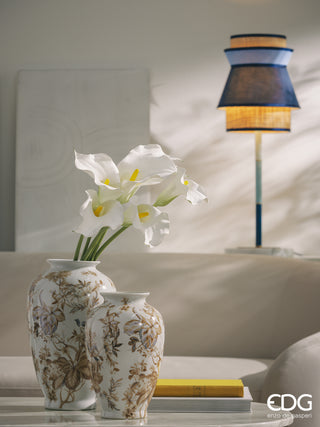EDG Enzo De Gasperi Ramo di Calla Fiorito H75 cm Bianco