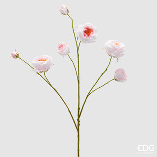 EDG Enzo De Gasperi Ramo Rosa con Foglie H100 cm Rosa