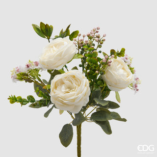 EDG Enzo De Gasperi Cespuglio Rosa H33 cm Avorio