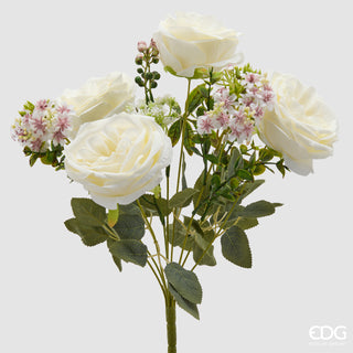 EDG Enzo De Gasperi Cespuglio Rosa H40 cm Avorio