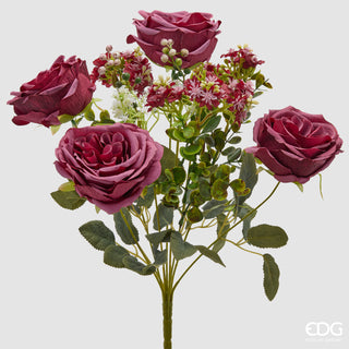 EDG Enzo De Gasperi Cespuglio Rosa H40 cm Rosso Granata