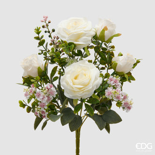 EDG Enzo De Gasperi Cespuglio Rosa H38 cm Avorio