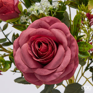 EDG Enzo De Gasperi Cespuglio Rosa H38 cm Burgundy