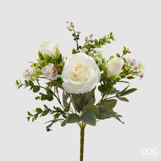 EDG Enzo De Gasperi Cespuglio Rosa H38 cm Avorio