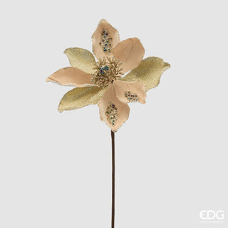 EDG Enzo De Gasperi Magnolia Tak Goud Velvet H47 cm