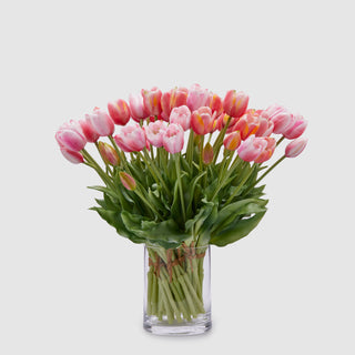 EDG Enzo De Gasperi Set 2 Bouquet Of Tulips Shades Of Pink