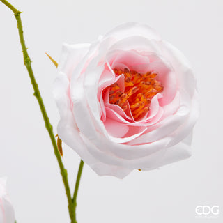 EDG Enzo De Gasperi Ramo Rosa con Foglie H100 cm Rosa