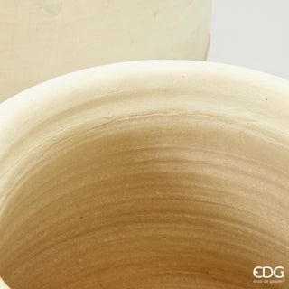 EDG Enzo De Gasperi Terrakotta-Amphorenvase mit Griffen, H50 T35 cm