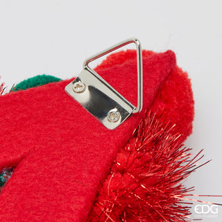 EDG Enzo De Gasperi Decoro Natalizio Albero Pompon H60 cm