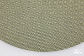 EDG Enzo de Gasperi Tovaglietta Rotonda in pvc D38 cm Verde Salvia
