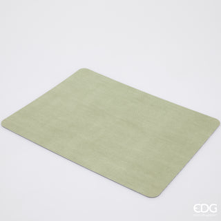 EDG Enzo de Gasperi Tovaglietta Rettangolare bicolor in pvc 43x30 cm Verde Salvia e Antracite