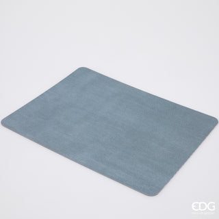 EDG Enzo de Gasperi Tovaglietta Rettangolare bicolor in pvc 43x30 cm Light Blu e Antracite