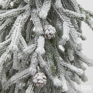 EDG Enzo De Gasperi Schneebedeckte Kiefer mit Sockel H 90 cm