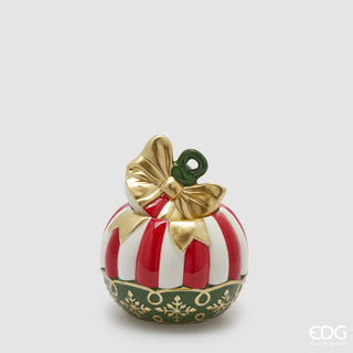 EDG Enzo De Gasperi Weihnachtskugelbehälter XMAS H17,5 D16 cm