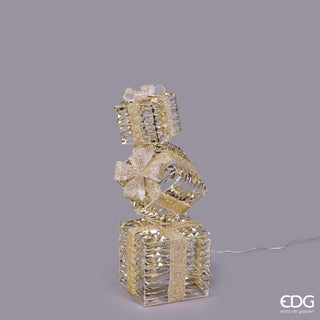 EDG Enzo de Gasperi Decor Geschenkpaket Streifen 350 Microled H75 cm