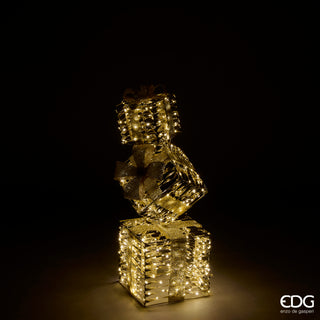 EDG Enzo de Gasperi Decor Geschenkpaket Streifen 350 Microled H75 cm