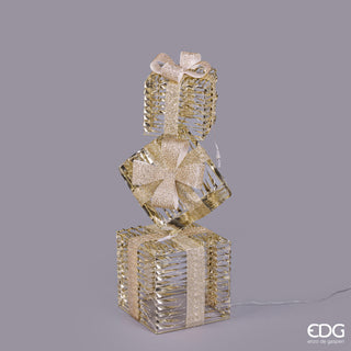 EDG Enzo de Gasperi Decor Geschenkpaket Streifen 600 Microled H95 cm