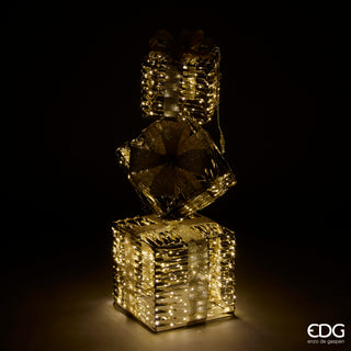 EDG Enzo de Gasperi Decoro Pacco Regalo Stripes 600 Microled H95 cm