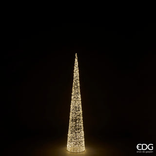 EDG Enzo De Gasperi Albero Led Pearls Cono 720 Microled H150 D28 cm