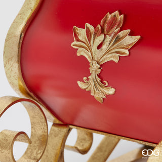 EDG Enzo de Gasperi Weihnachtsbaumschlittenfuß mit Geschenken B43 H39 cm