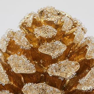 EDG Enzo De Gasperi Decorazione Natalizia Pigna H26 cm