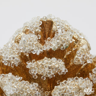 EDG Enzo De Gasperi Decorazione Natalizia Pigna H19 cm