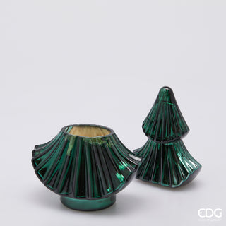 EDG Enzo De Gasperi Grüne Waldkerze H25