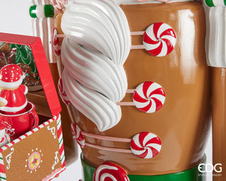 EDG Enzo de Gasperi Soldatino Schiaccianoci Marzapane Con Carillon Musica e Movimento H216 cm