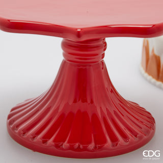 EDG Enzo De Gasperi Christmas Cake Stand with Dome H31 D23 cm