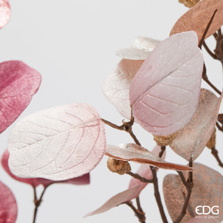 EDG Enzo De Gasperi Set 3 Rami di Eucalipto in Velluto H90 cm