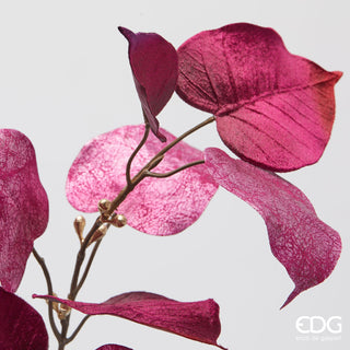 EDG Enzo De Gasperi Set 3 Rami di Ficus in Velluto H80 cm