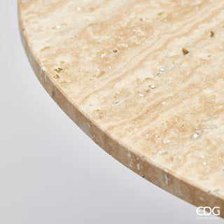 EDG Enzo De Gasperi Runder Travertintisch D60 cm
