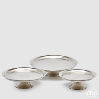 EDG Enzo De Gasperi Set 3 Alzatine Metal H9 cm