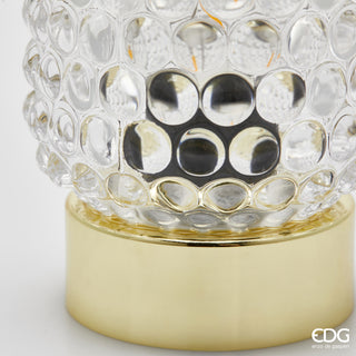 EDG Enzo De Gasperi Lampada da Tavolo Bubbles Trasparente