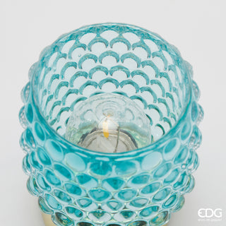 EDG Enzo De Gasperi Lampada da Tavolo Bubbles Azzurra