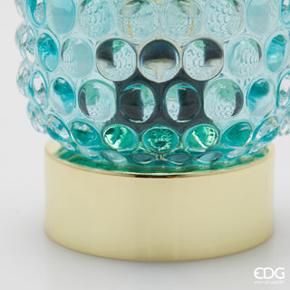 EDG Enzo De Gasperi Lampada da Tavolo Bubbles Azzurra