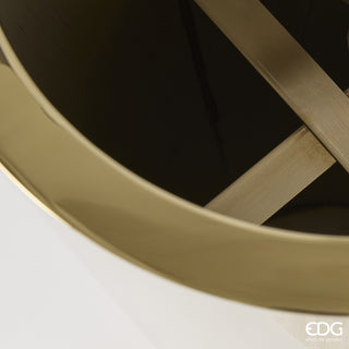 EDG Enzo De Gasperi Vaso Svasato in Acciaio H70xD29 cm