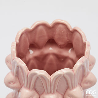 EDG Enzo de Gasperi Vaso Conigli Easter H32 cm Rosa