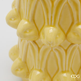 EDG Enzo de Gasperi Vaso Conigli Easter H25 cm Giallo