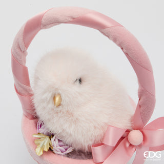 EDG Enzo De Gasperi Decoro Cesto Pulcini H23 cm