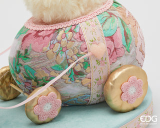 EDG Enzo De Gasperi Decoro Coniglio con Pulcino H32 cm