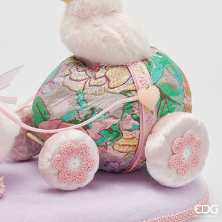 EDG Enzo De Gasperi Decoro Pulcino con Carretto H20 cm