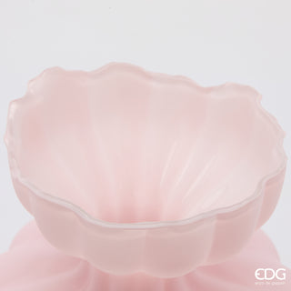 EDG Enzo De Gasperi Vaso Flow Sinuoso H32 cm Rosa