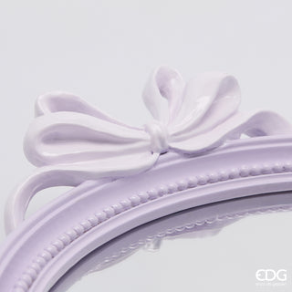EDG Enzo De Gasperi Vassoio Decorativo Fiocchi Ovale 37 cm Rosa