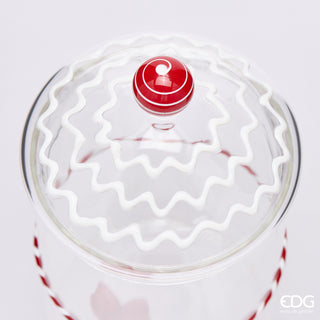 EDG Enzo de Gasperi Contenitore Fiocco Cilindro H22 cm