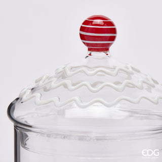 EDG Enzo de Gasperi Contenitore Fiocco Cilindro H22 cm