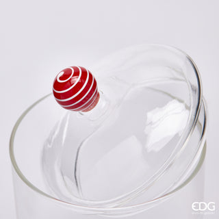 EDG Enzo de Gasperi Contenitore Natalizio Merry Christmas H16.5 cm