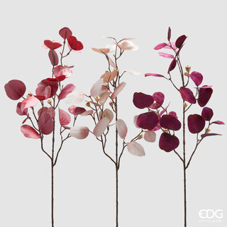 EDG Enzo De Gasperi Set mit 3 Eukalyptuszweigen in Samt, H 90 cm